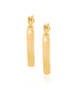 GOLD EARRING HOOP SHAPE