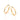 GOLD EARRING HOOP SHAPE