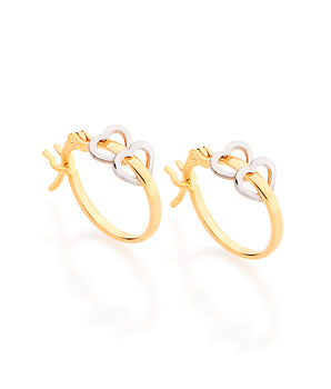 GOLD PLATED KID'S EARRING