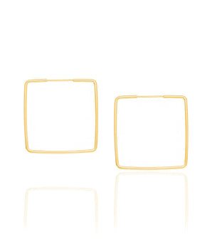 GOLD PLATED HOOPS