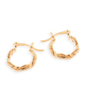 GOLD EARRING HOOP SHAPE