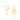 GOLD HEART EARRING