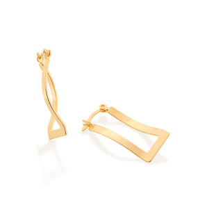 GOLD EARRING RING