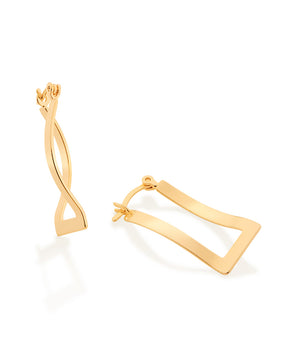 GOLD EARRING RING