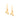 GOLD PLATED KID'S EARRING
