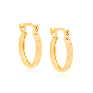 GOLD EARRING RING