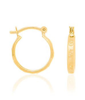 GOLD EARRING RING