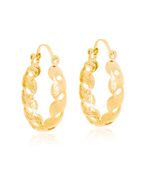 GOLD EARRING RING