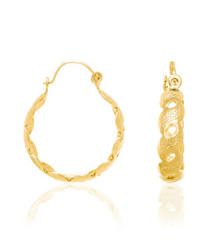 GOLD EARRING RING