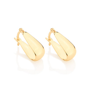 GOLD EARRING HOOP SHAPE