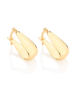 GOLD EARRING HOOP SHAPE