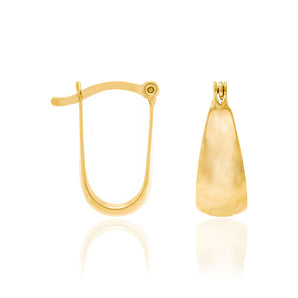GOLD EARRING HOOP SHAPE
