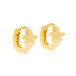GOLD HOOD EARRING