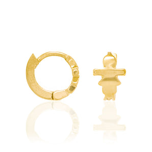 GOLD HOOD EARRING