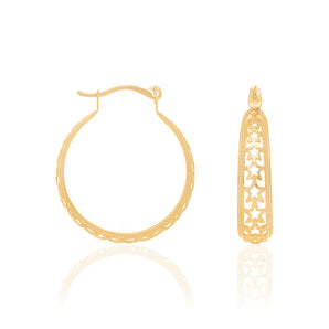 GOLD EARRING RING