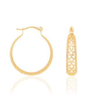 GOLD EARRING RING