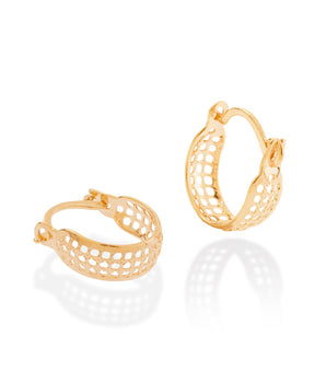 GOLD EARRING RING