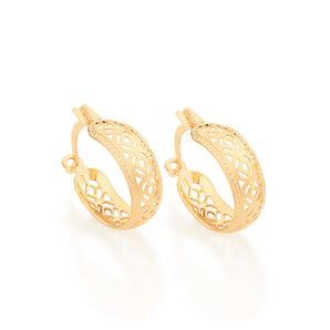GOLD EARRING RING