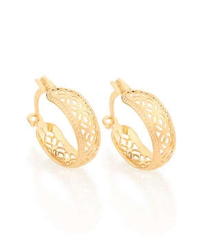 GOLD EARRING RING