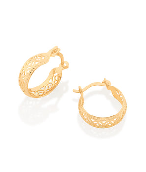 GOLD EARRING RING