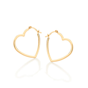 GOLD EARRING HOOP SHAPE