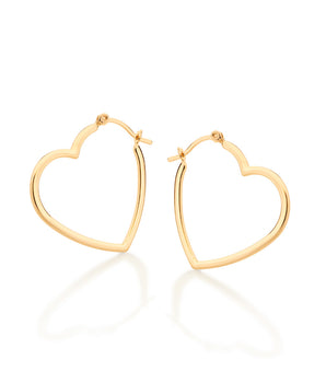 GOLD EARRING HOOP SHAPE