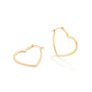 GOLD EARRING HOOP SHAPE