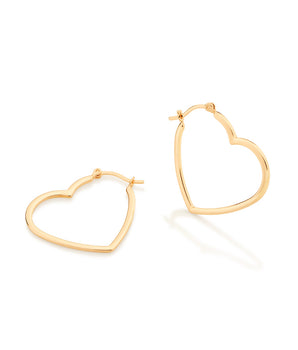 GOLD EARRING HOOP SHAPE