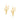 GOLD EARRING WITH CRYSTAL