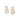 GOLD EARRING WITH ZIRCONIA