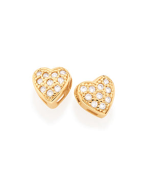 GOLD EARRING WITH ZIRCONIA