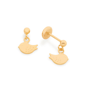 GOLD PLATED KID'S EARRING