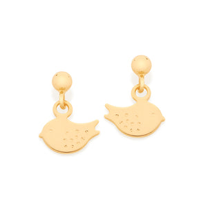 GOLD PLATED KID'S EARRING