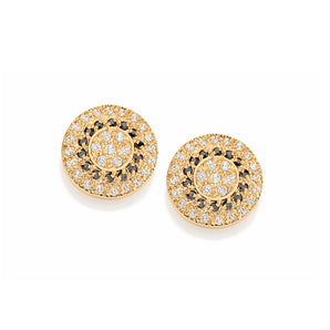 GOLD EARRING WITH ZIRCONIA