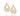 GOLD EARRING WITH ZIRCONIA