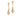 GOLD EARRING WITH ZIRCONIA