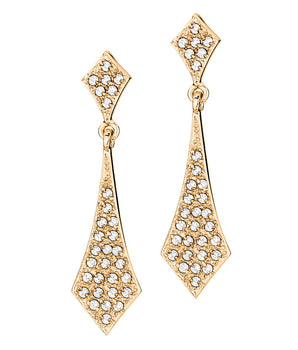 GOLD EARRING WITH ZIRCONIA