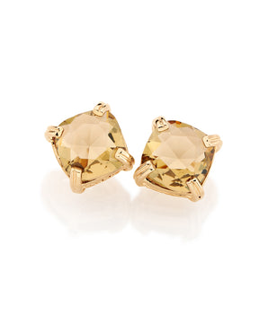 GOLD EARRING WITH CRYSTAL
