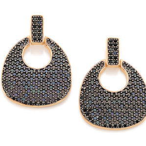 GOLD EARRING WITH ZIRCONIA