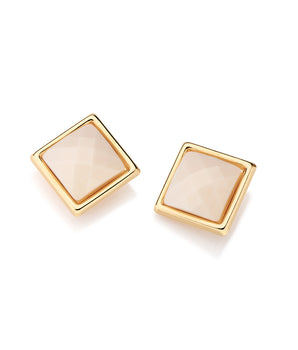 GOLD EARRING WITH STONE