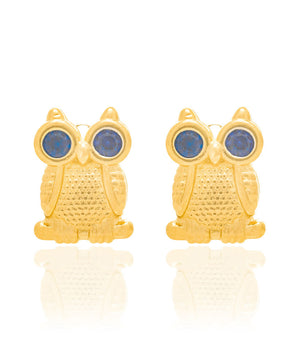 GOLD EARRING WITH ZIRCONIA