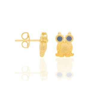 GOLD EARRING WITH ZIRCONIA