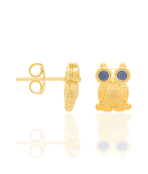 GOLD EARRING WITH ZIRCONIA