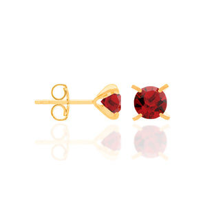 GOLD EARRING WITH CRYSTAL