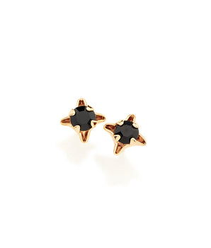 GOLD EARRING WITH CRYSTAL