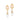 GOLD EARRING WITH ZIRCONIA AND STONE