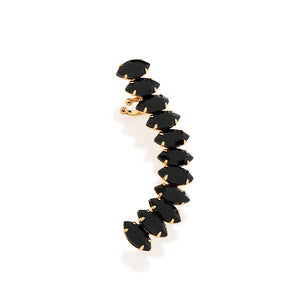 GOLD EARRING WITH STONE