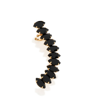 GOLD EARRING WITH STONE