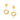 GOLD EARRING WITH ZIRCONIA