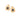 GOLD EARRING WITH ZIRCONIA